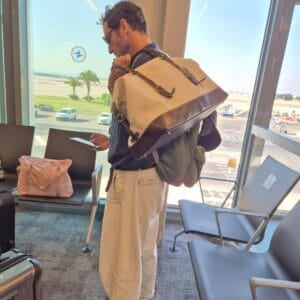 תיק נסיעות JOURNEY LARGE - שמנת